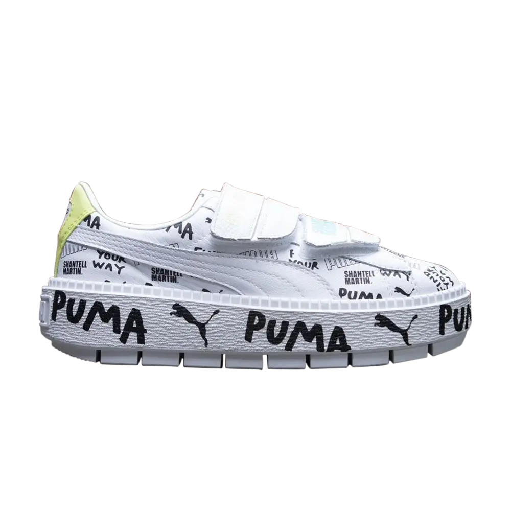 

Кроссовки Shantell Martin x Wmns Platform Trace Strap Puma, белый