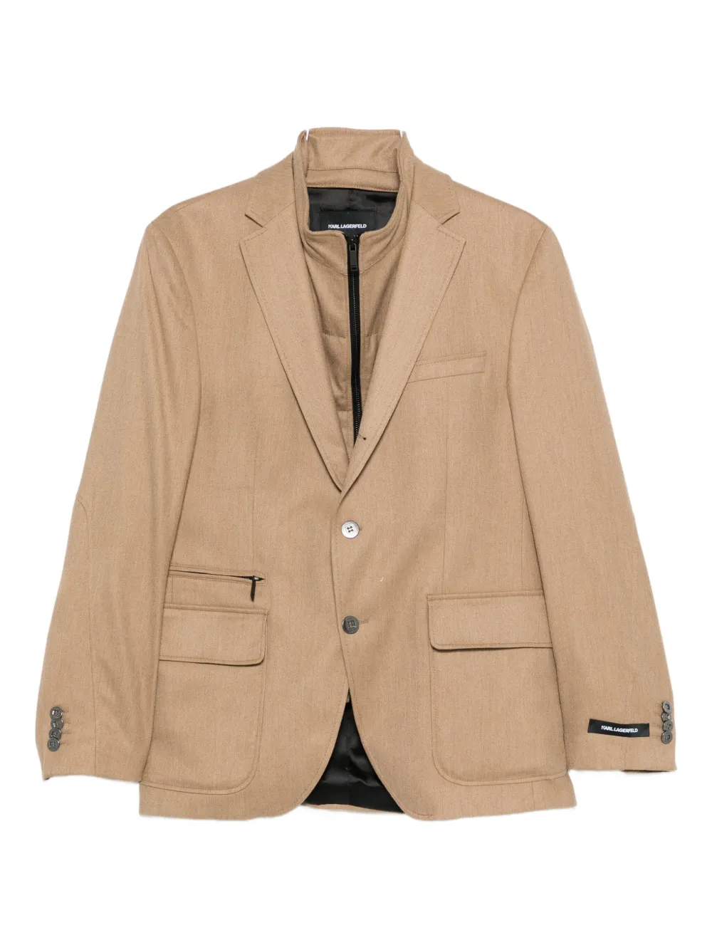 

Однобортный пиджак Karl Lagerfeld, нейтральный