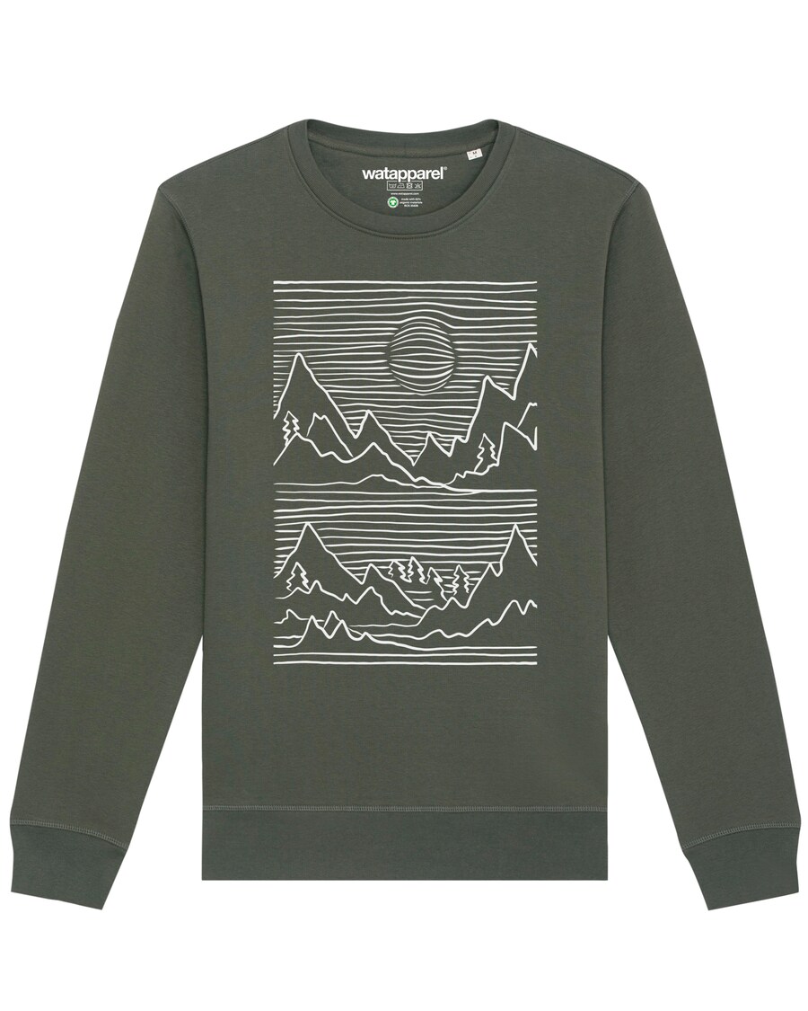 

Свитер Watapparel Sweatshirt Mountains, хаки