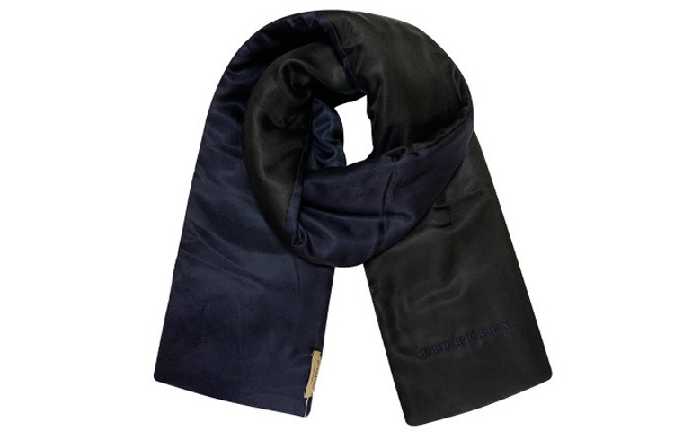 

Burberry Вязаный шарф женский тёмно-синий/чёрный, Dark Blue/Black