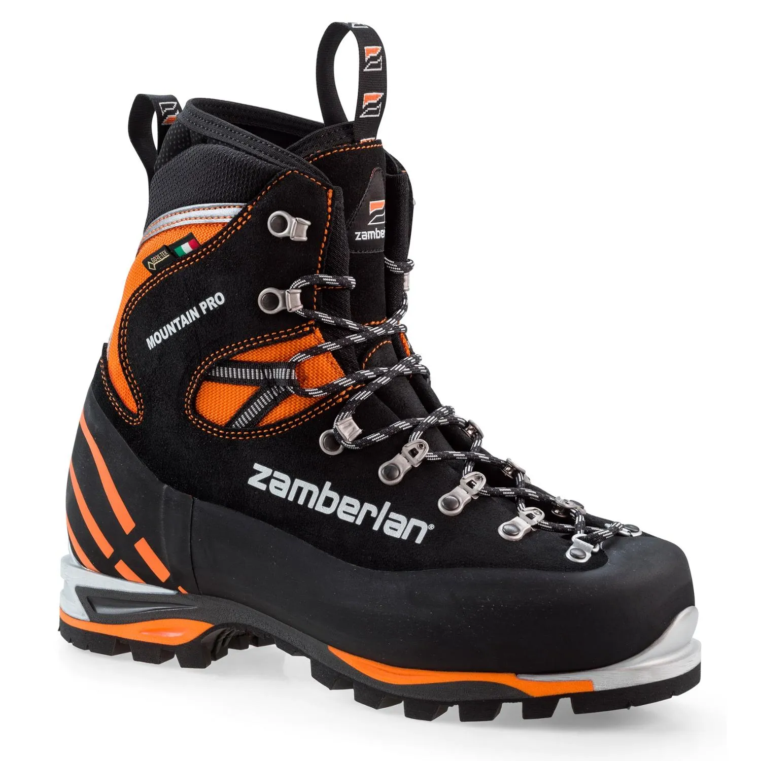 Горные ботинки для альпинизма Mountain Pro EVO GTX RR Zamberlan, Black/Orange — фото 3