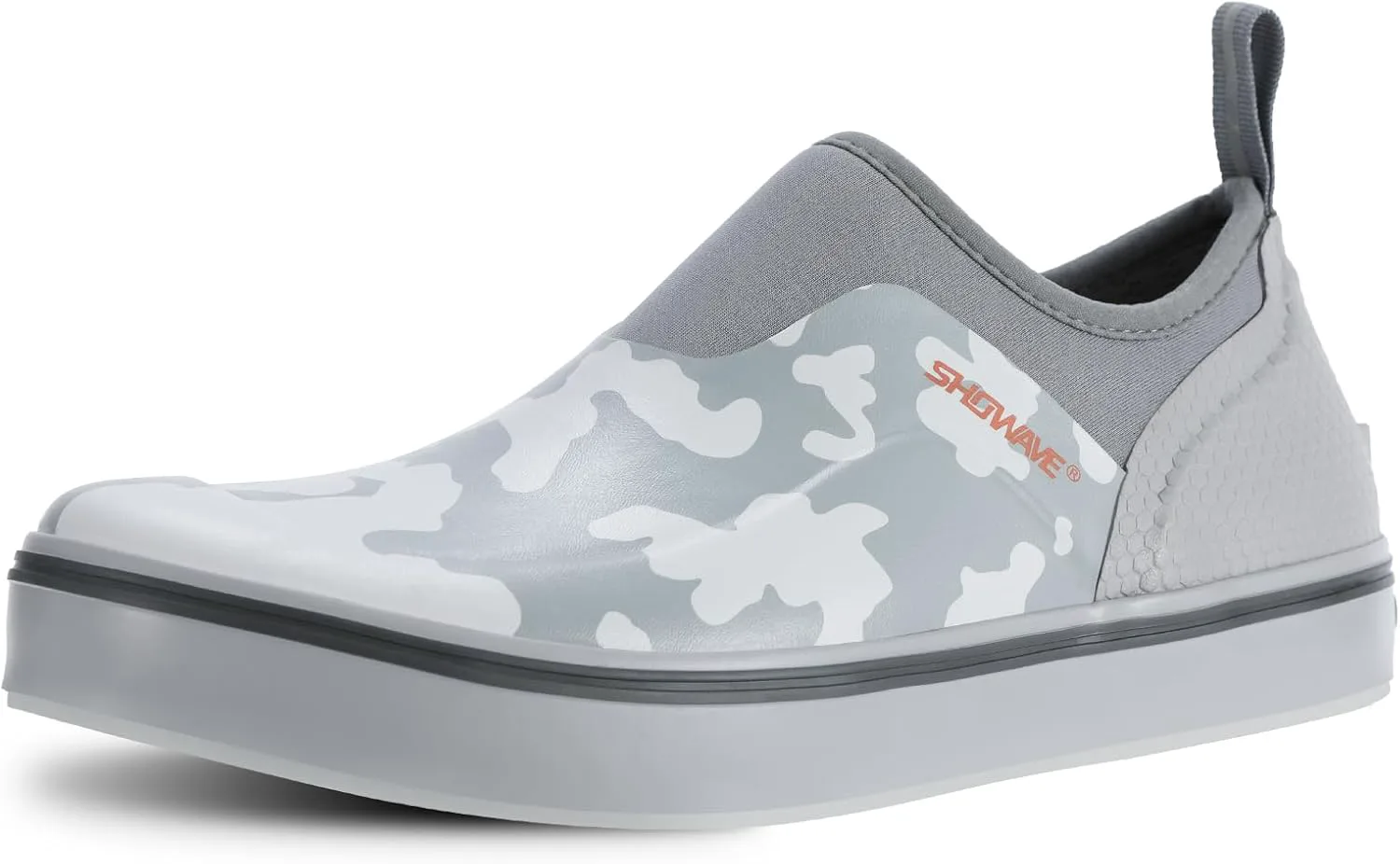 

Мужские лодочные туфли Showave водонепроницаемые короткие дождевые ботинки, дышащие спортивные ботинки для парусного спорта, противоскользящие резиновые ботинки с низким вырезом для рыбалки, садоводства и прогулок на улице, серый