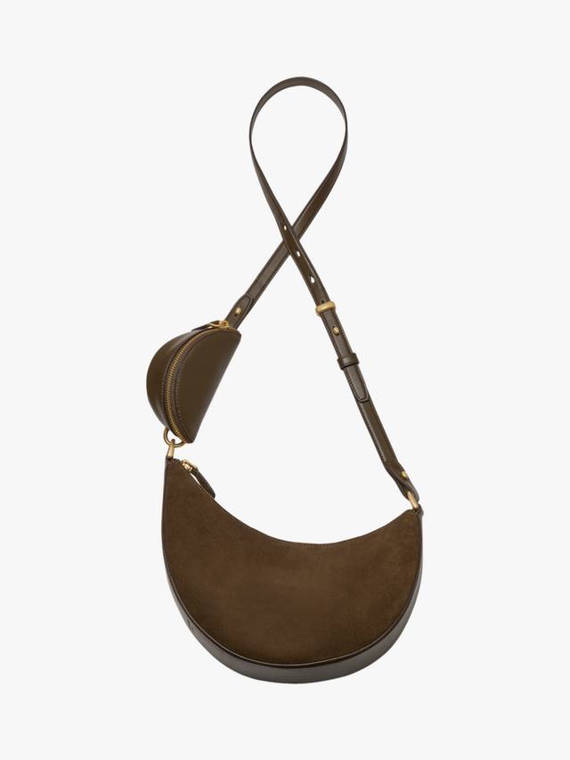 

Сумка кроссбоди из двойной замши kate spade new york, Burnt Sage