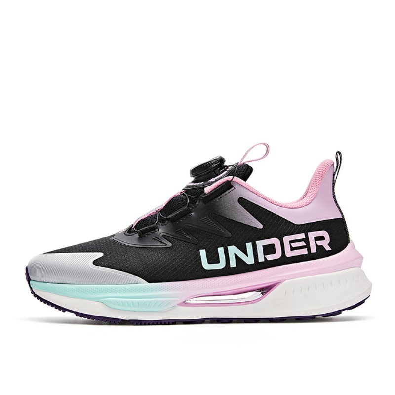 

Under Armour Низкие детские кроссовки для бега, черные/розовые, для подростков