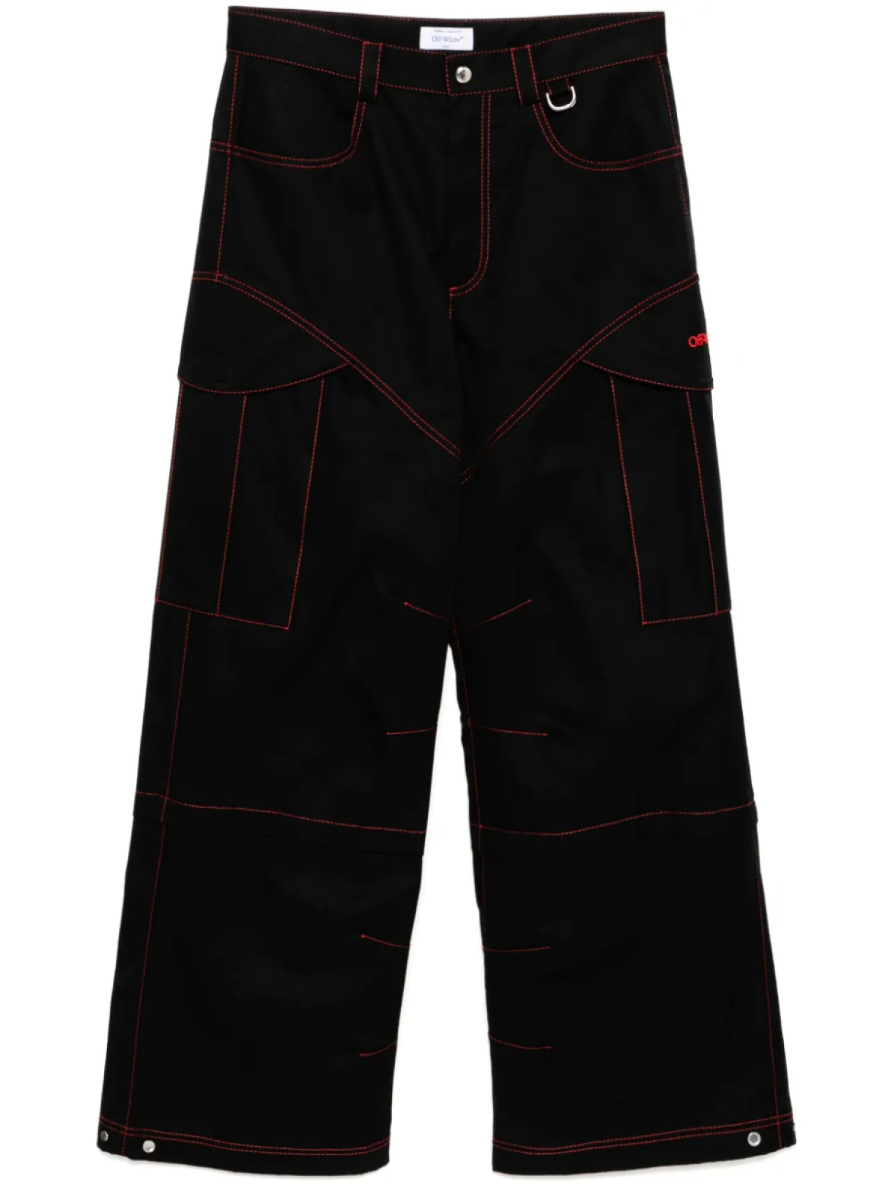 

Off-White прямые брюки карго Arr, черный