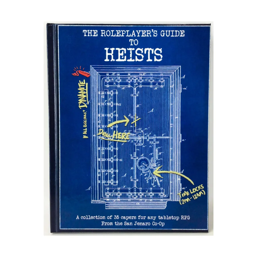 

Roleplayer's Guide to Heists, Role Playing Games (San Janaro Co-op), твердый переплет