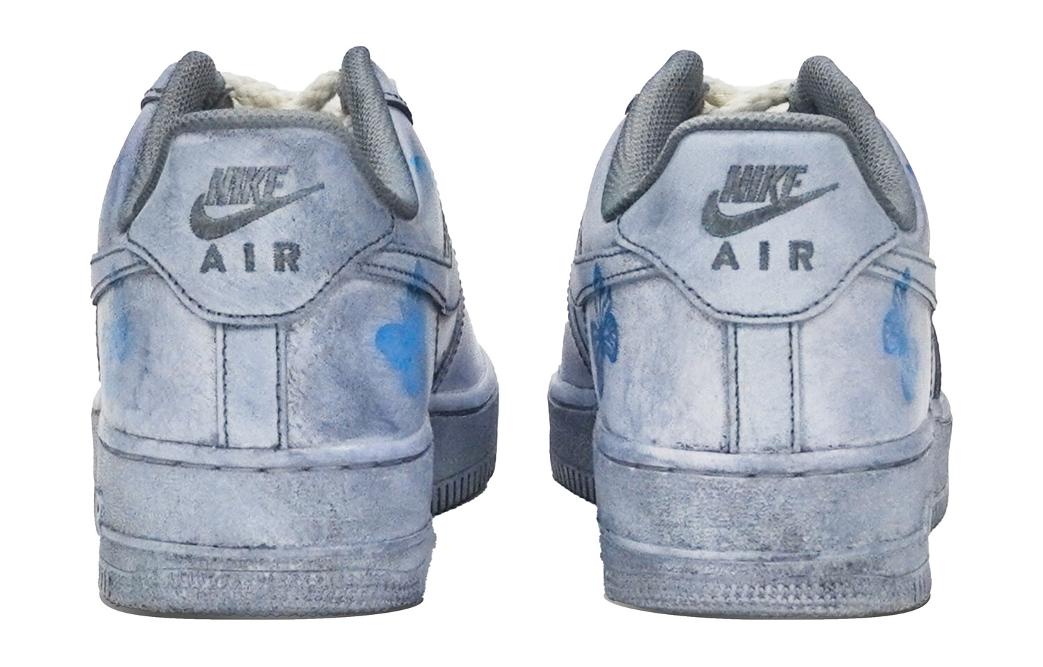 

Кроссовки Nike Air Force 1 Skateboarding Shoes Men Low-top Blue, цвет Dodger Blue