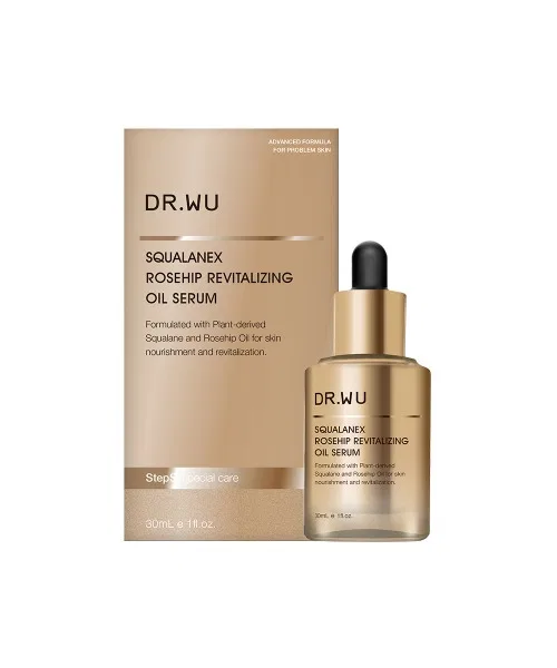 Масло-сыворотка для лица DR.WU SQUALANEX ROSEHIP REVITALIZING OIL SERUM 30 мл