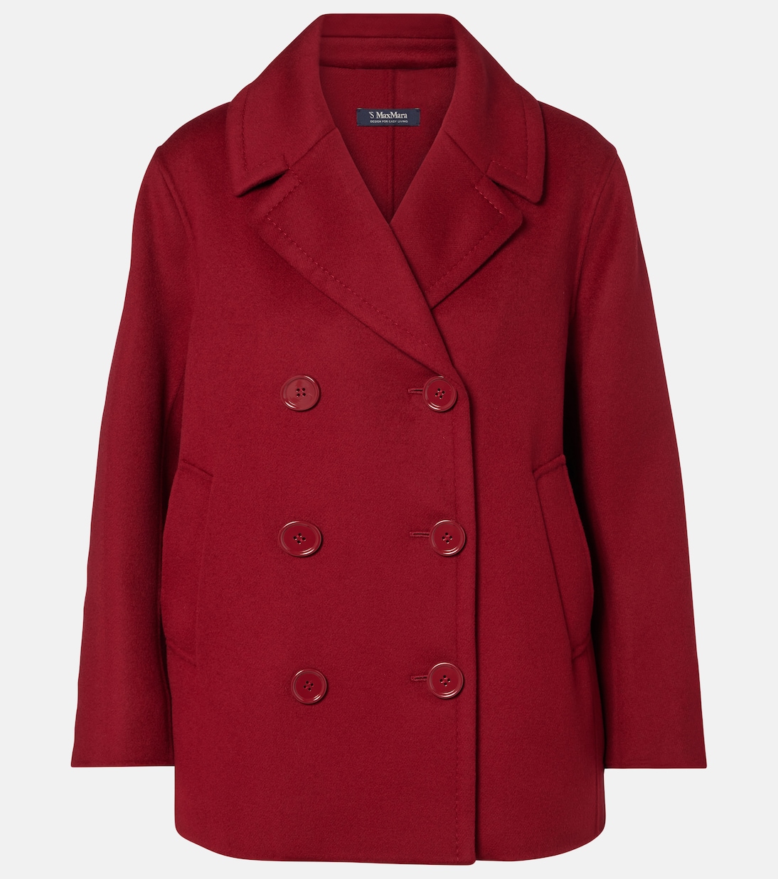 

Куртка из натуральной шерсти Elise S Max Mara, New Bordeaux