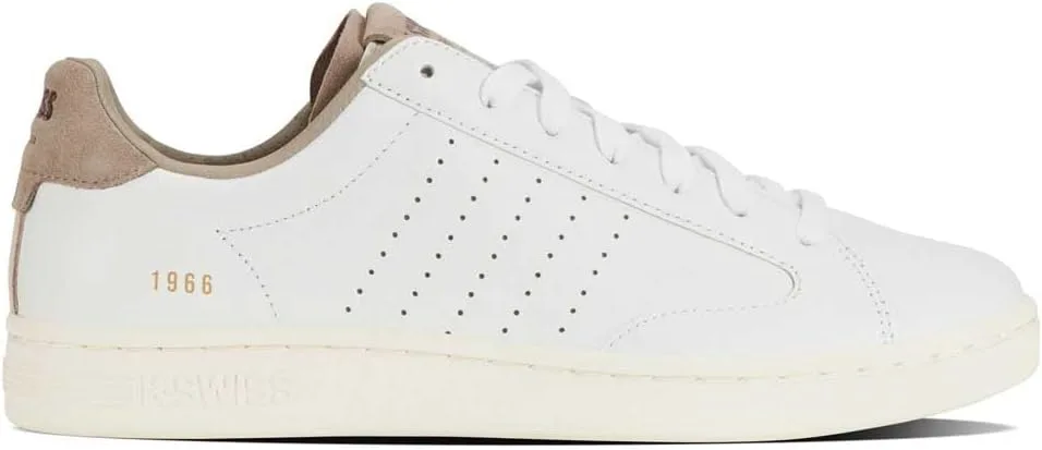 Мужские кожаные кроссовки K-Swiss Lozan Klub, белый — фото 4