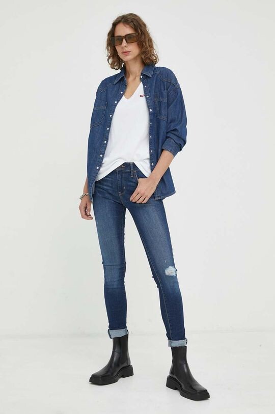 Хлопковые футболки, 2 пары Levi's, белый — фото 2