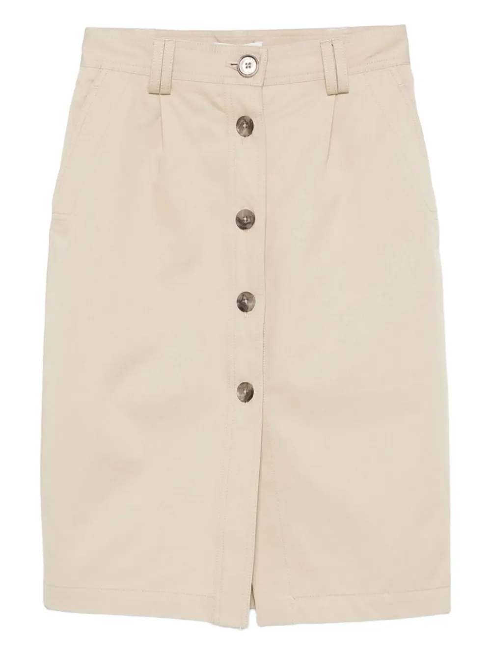 

Юбка с завышенной талией ANINE BING, нейтральный