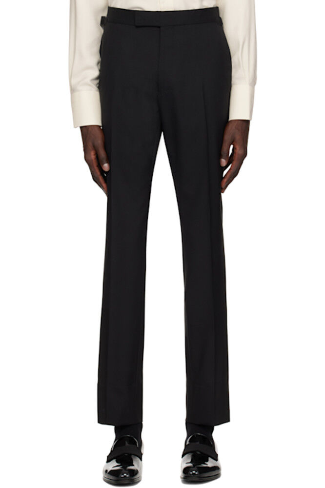 

Черные брюки Shelton Super Plain Weave TOM FORD