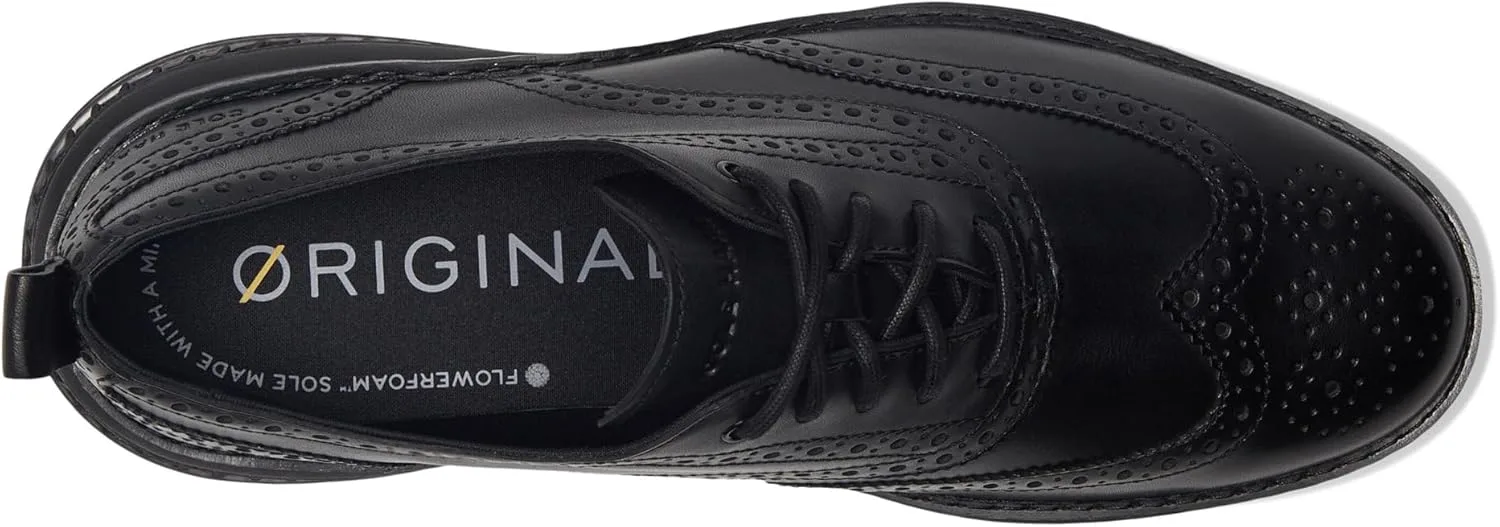 Мужские оксфорды Cole Haan Original Grand Energyweave Wingtip, черный — фото 2