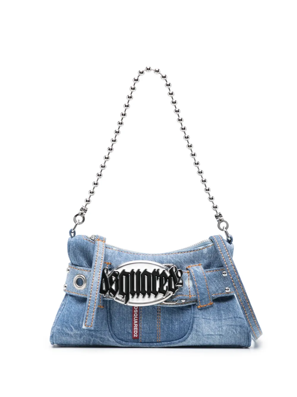 

Джинсовый клатч Gothic Belt DSQUARED2, синий