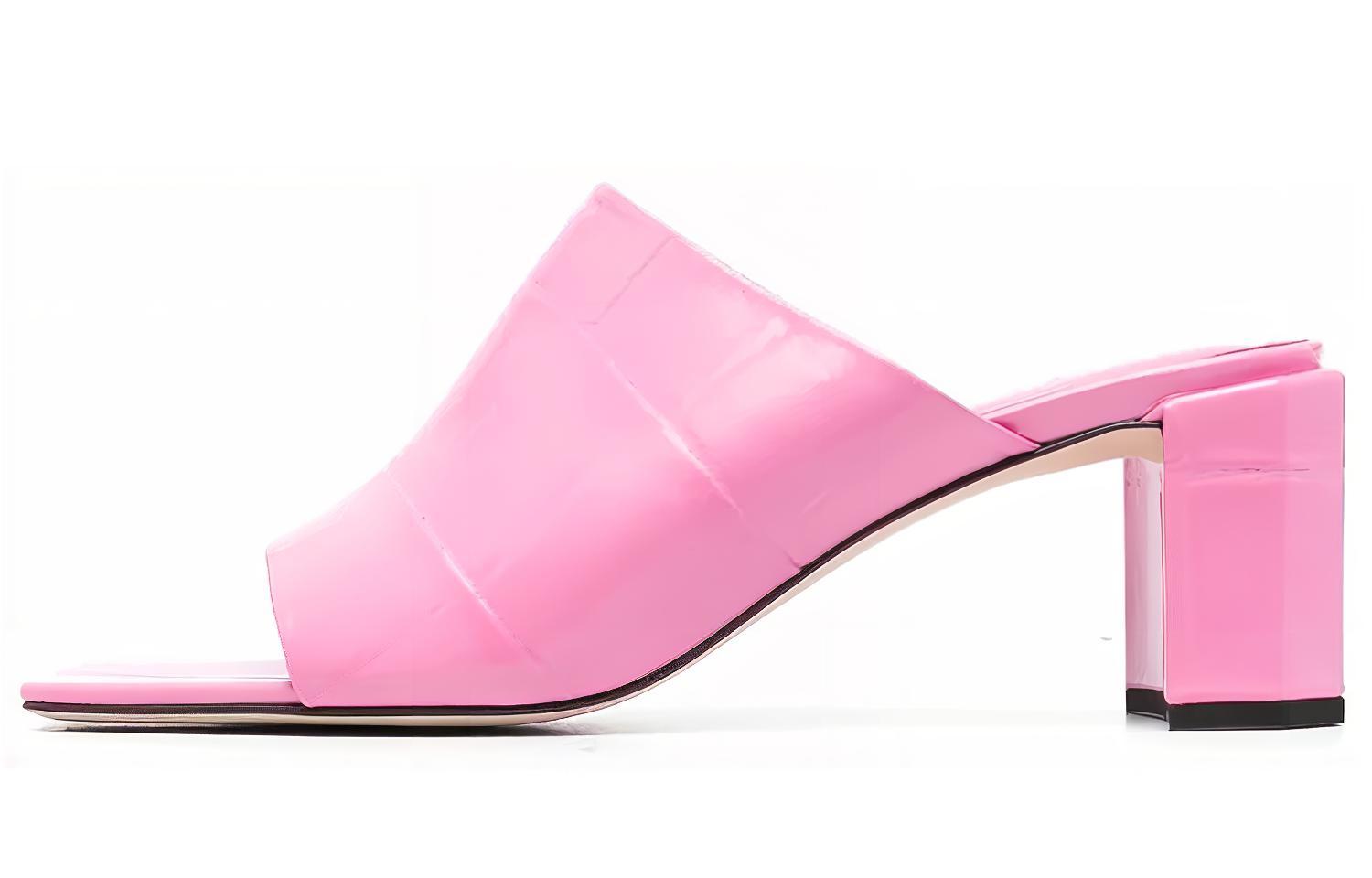 Мюли Katya с тиснением под крокодила By Far, Original Shoe Box Not Included