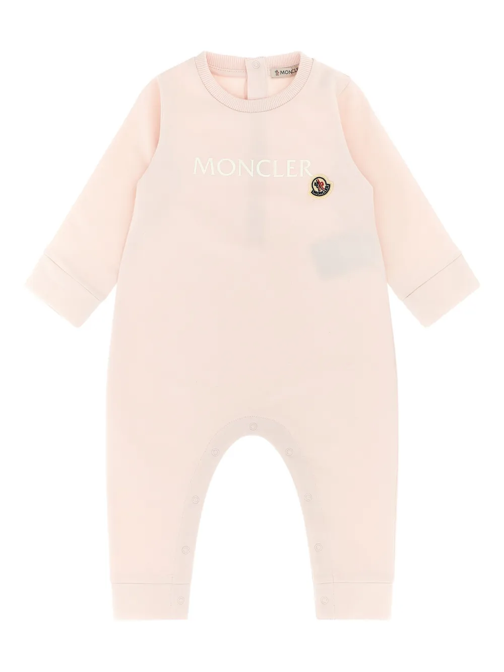

Комбинезон с логотипом Moncler Enfant, розовый