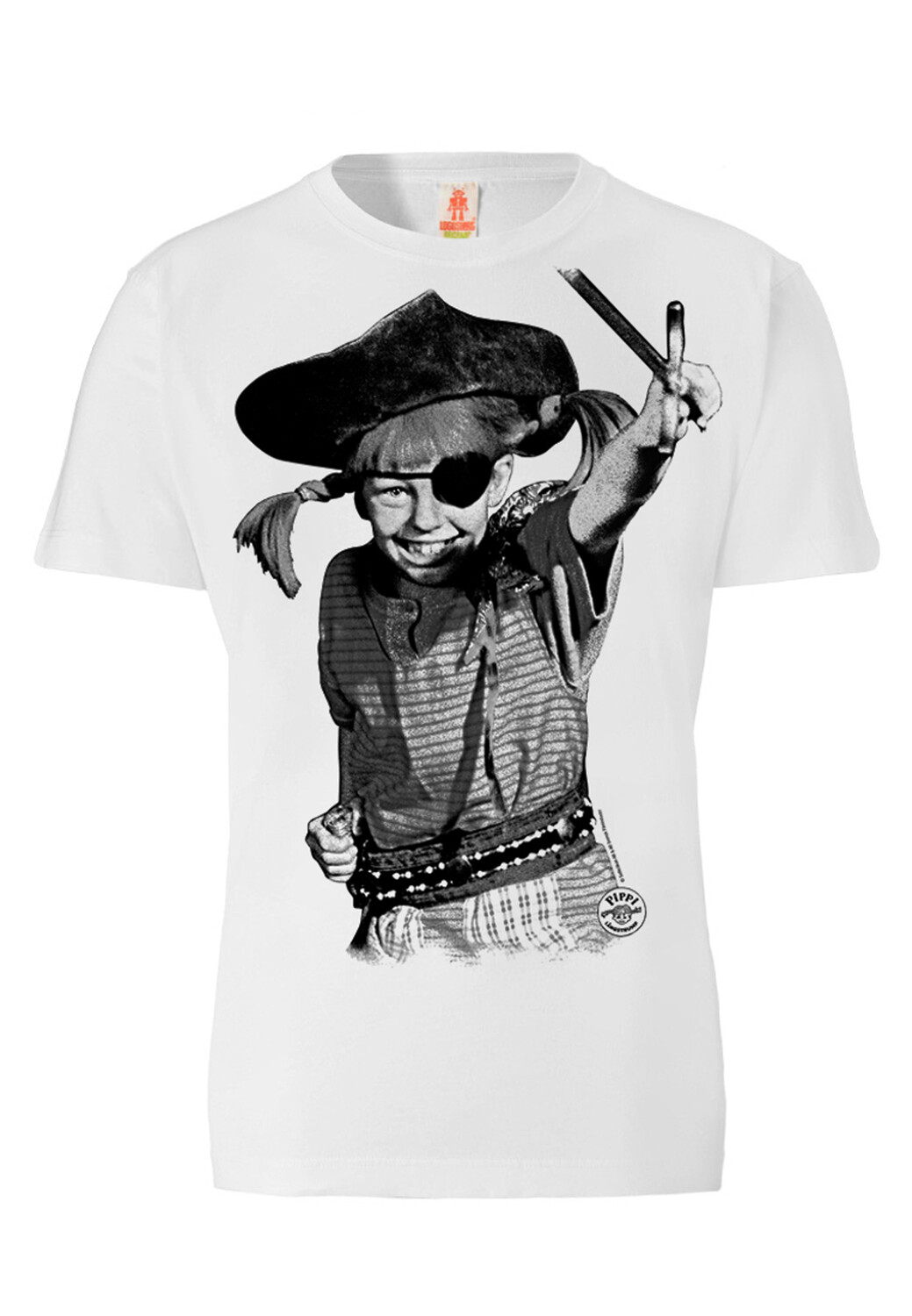 

Футболка Logoshirt Pippi Langstrumpf – Pirat, белый