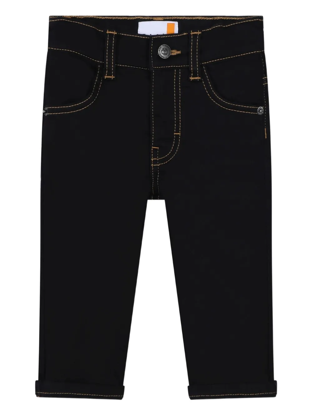 

Джинсы с контрастной строчкой Timberland Kids, черный
