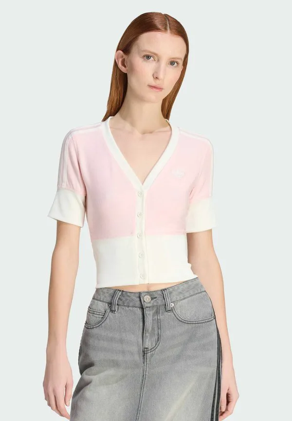 Блузка с v-образным вырезом Adidas Originals, Sandy Pink
