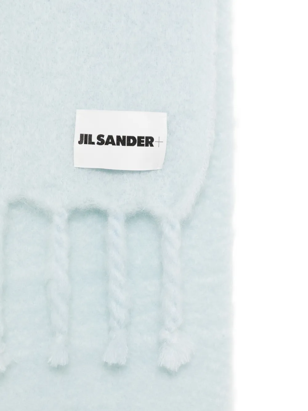 

Шарф с нашивкой-логотипом JIL SANDER+, синий