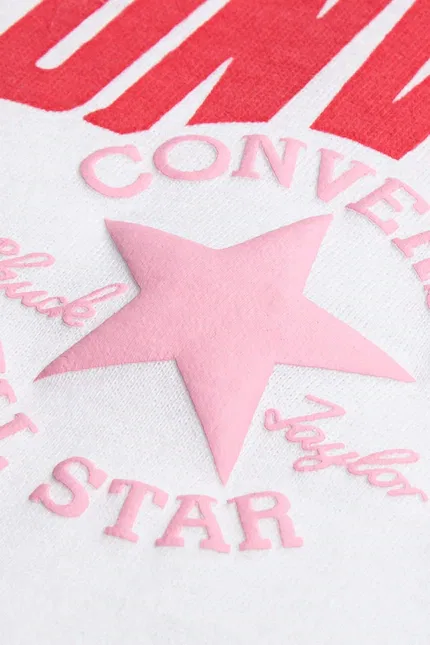 Футболка детская с коротким рукавом Converse, белый — фото 4