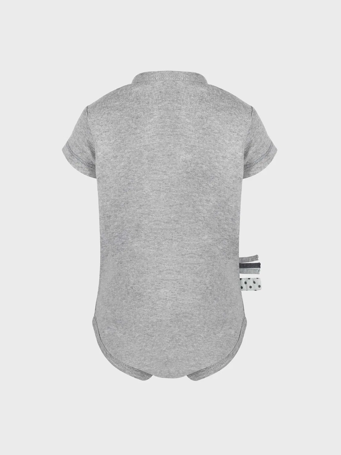 Комбинезон/боди 'OrganicEra Organic Baby S/S Bodysuit' Organicera, Grey — фото 2