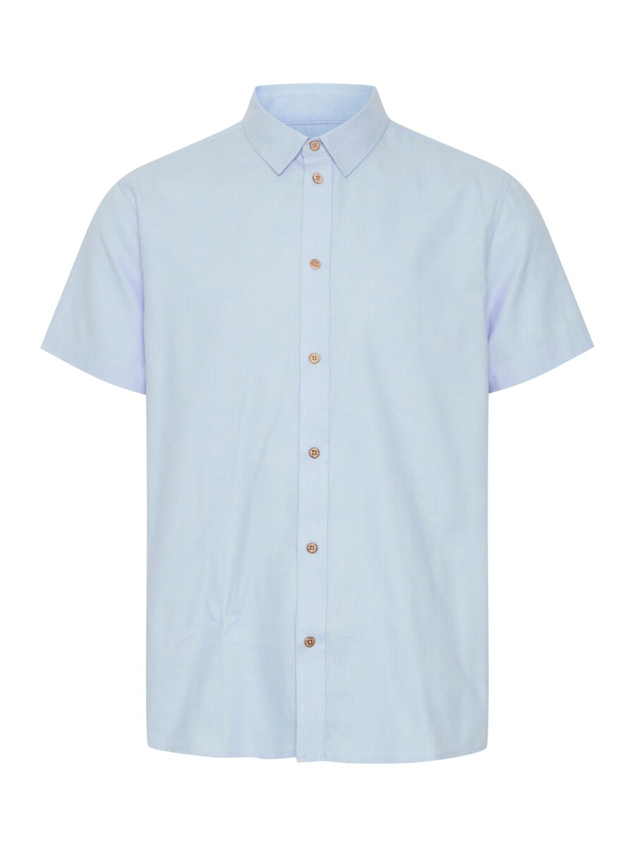 

Повседневная рубашка !Solid Regular fit Button Up Shirt PETE, синий