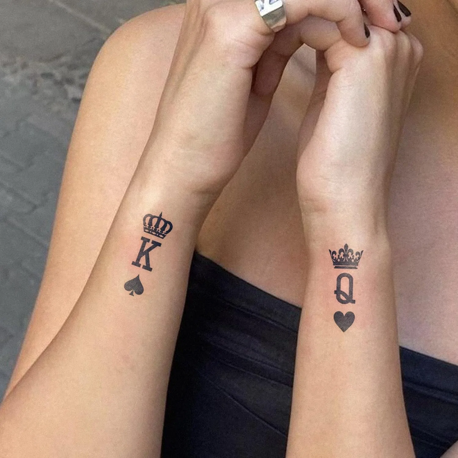 Временные татуировки UBICA Queen & King, 2 шт, водостойкие — фото 2