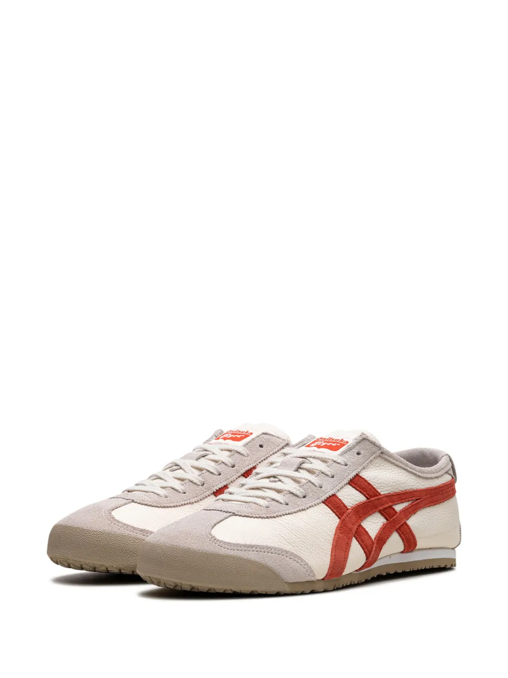 Кроссовки Mexico 66 Vin Beige White Red Onitsuka Tiger, нейтральный — фото 4