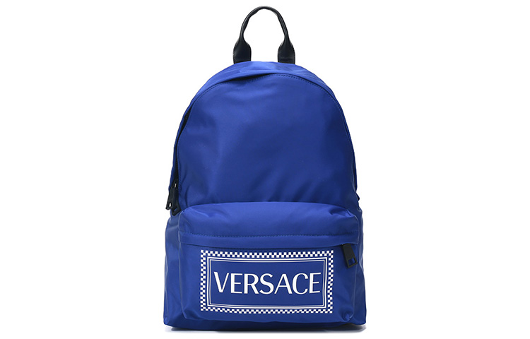 

VERSACE Тканевый рюкзак мужской синий