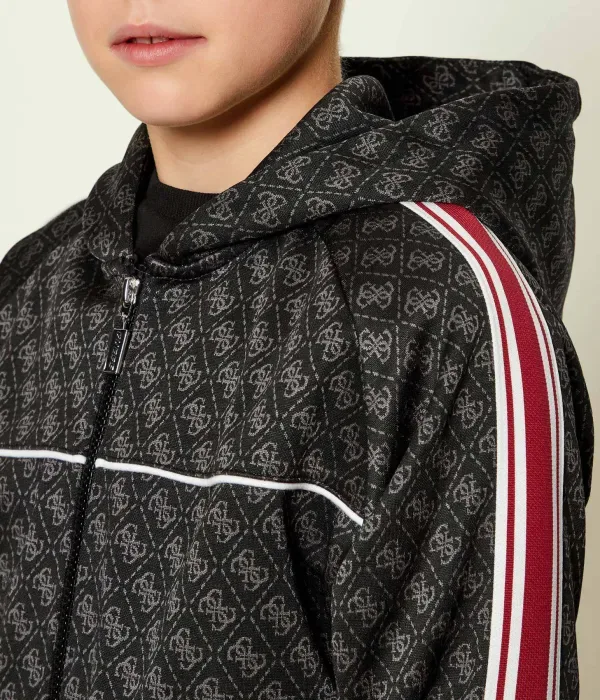 Толстовка regular fit Guess Active, черный — фото 4