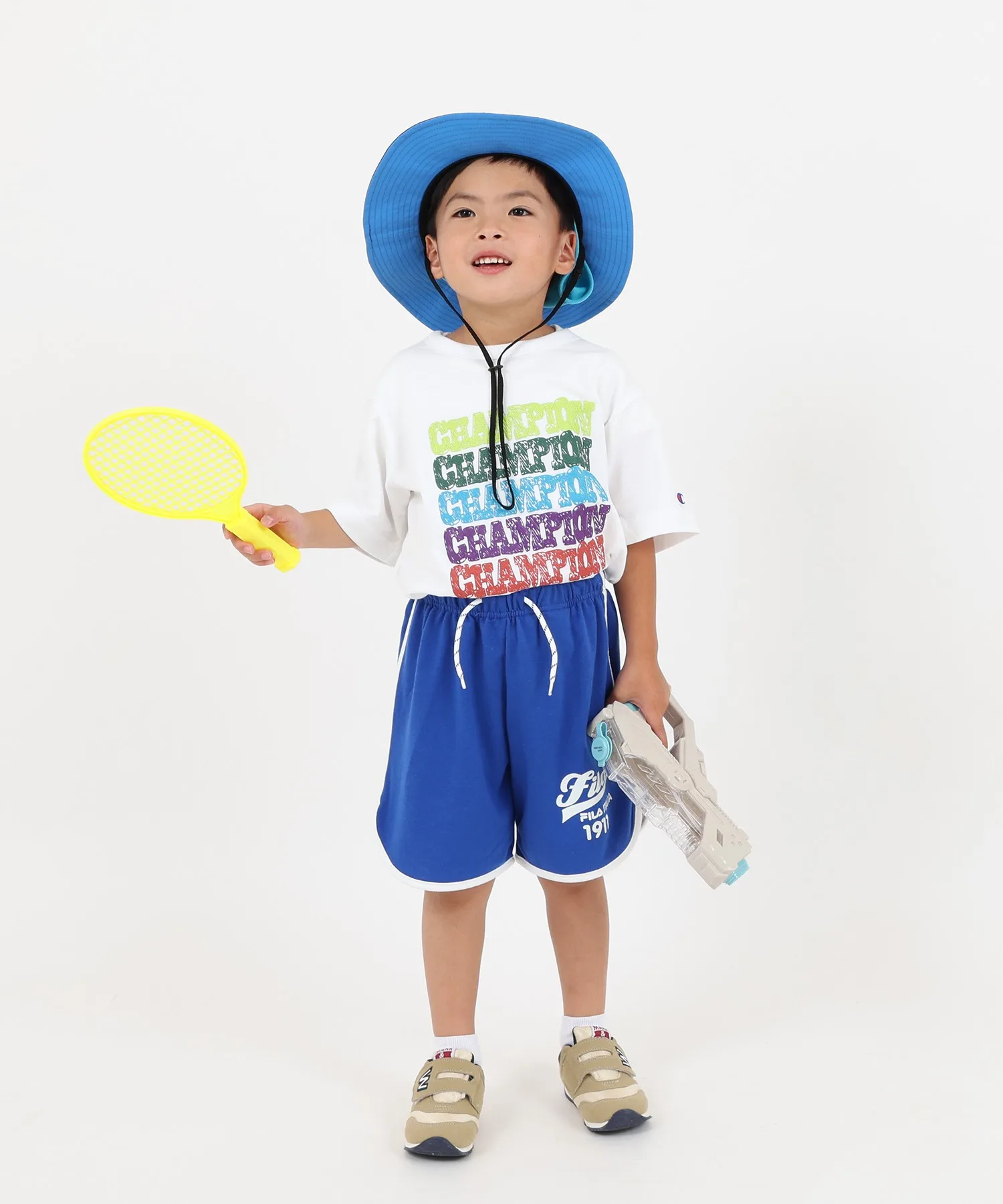 Детская футболка Champion SHORT SLEEVE T-SHIRT с принтом чёрная — фото 3