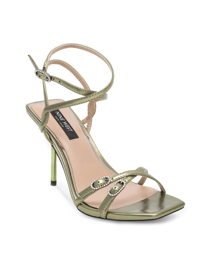 Сандалии Nine West, зеленый — фото 2