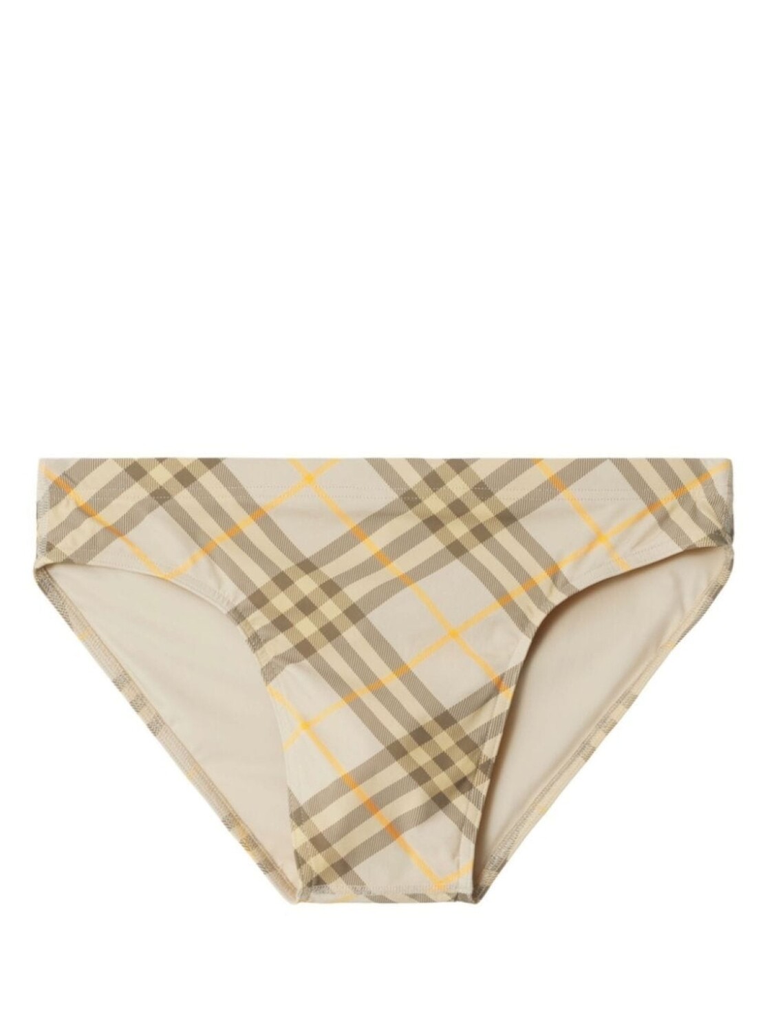 

Burberry клетчатые плавки, нейтральный цвет
