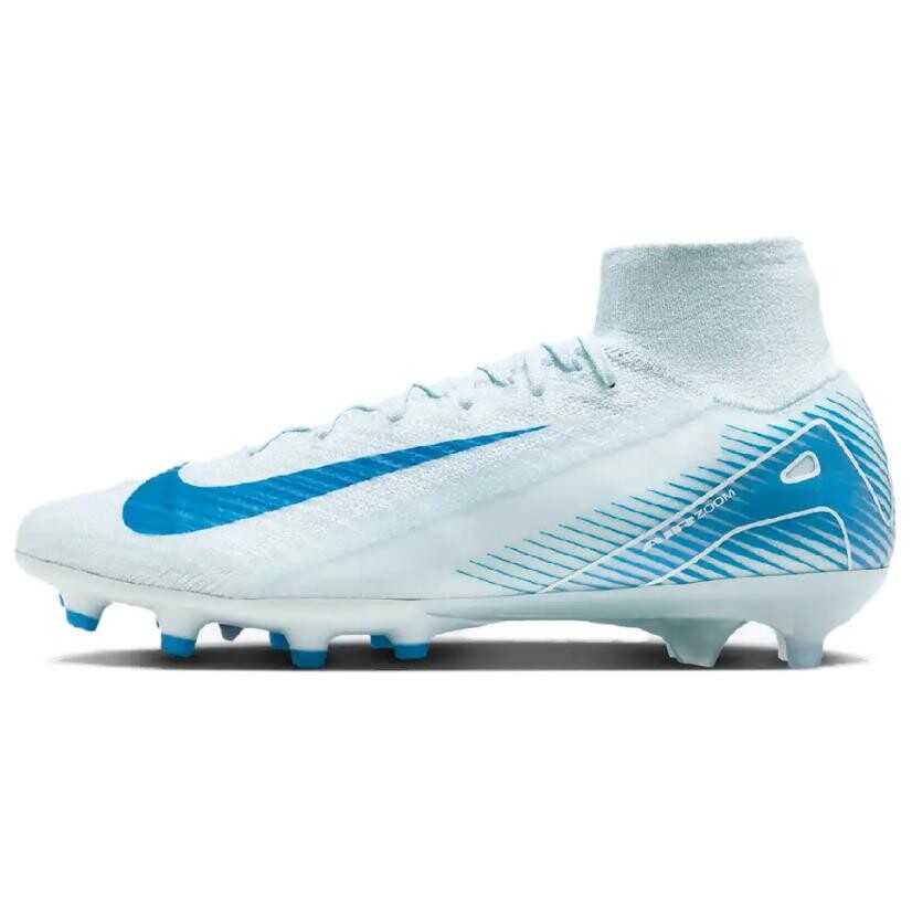 

Футбольные бутсы Mercurial Superfly 10 мужские, среднего размера, синие/белые Nike
