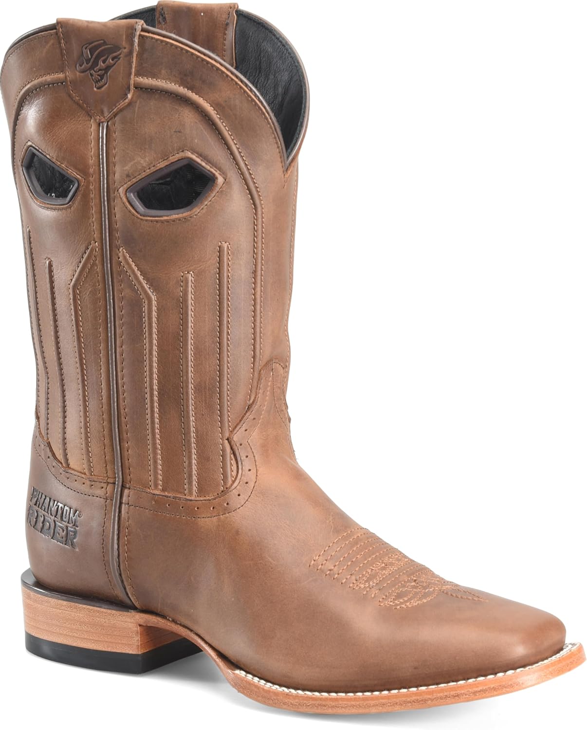 

Мужские сапоги PHANTOM RIDER Roper 11, прочная кожаная обувь в западном стиле, классический дизайн, удобная посадка, идеально подходят для работы и повседневной носки, коричневый