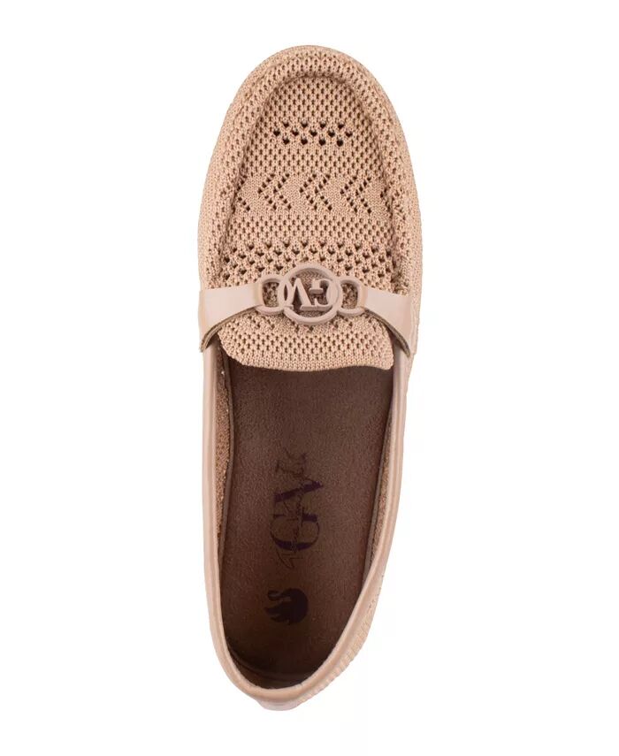 Женские мокасины Anita Slip On Gloria Vanderbilt, коричневый/бежевый — фото 4