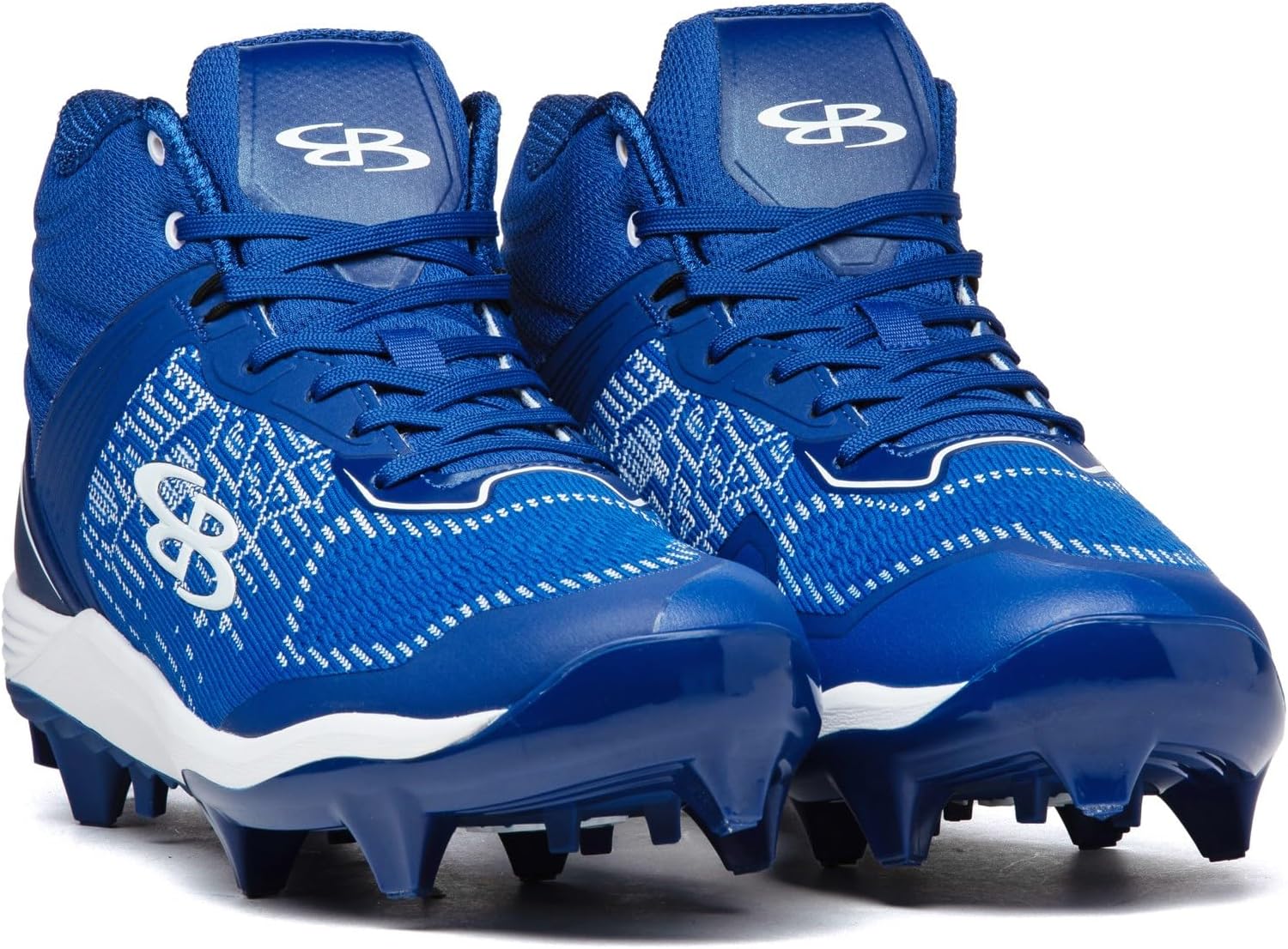 Бутсы Boombah Viper Pureknit для мужчин с формованной средней подошвой - Status - несколько цветовых вариантов - несколько размеров, белый/синий — фото 4