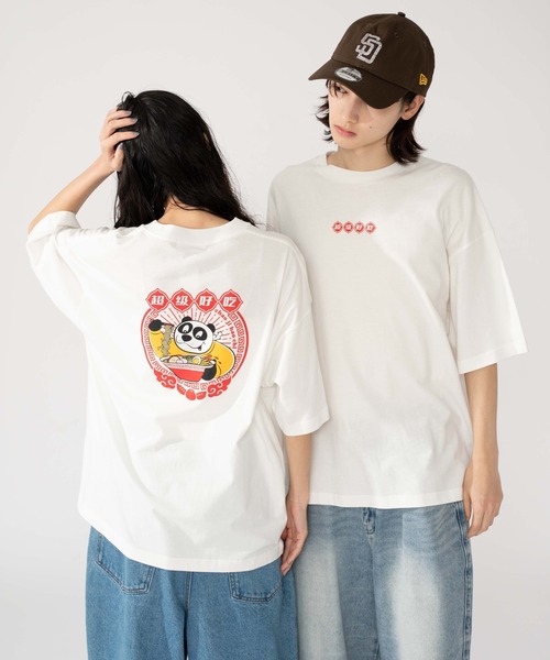 

Футболка с графическим принтом WEGO, разноцветная