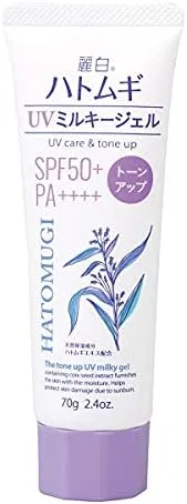 Солнцезащитный гель Re-White Pearl Barley Tone Up UV Milky Gel SPF50+ PA++++, 70 г, 6 шт Li Bai