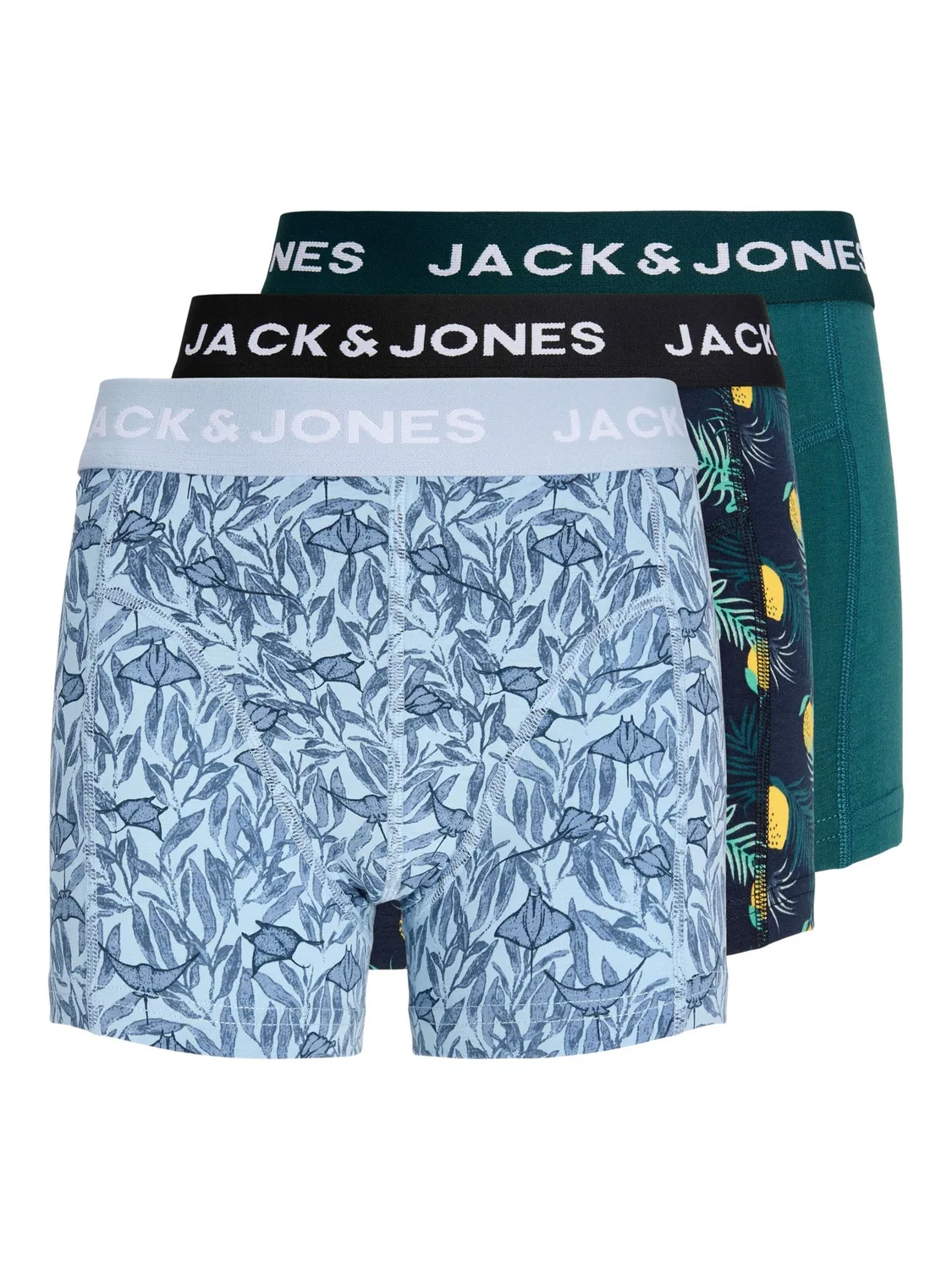 Трусы Jack & Jones Junior, Blue/Marine Blue/Green