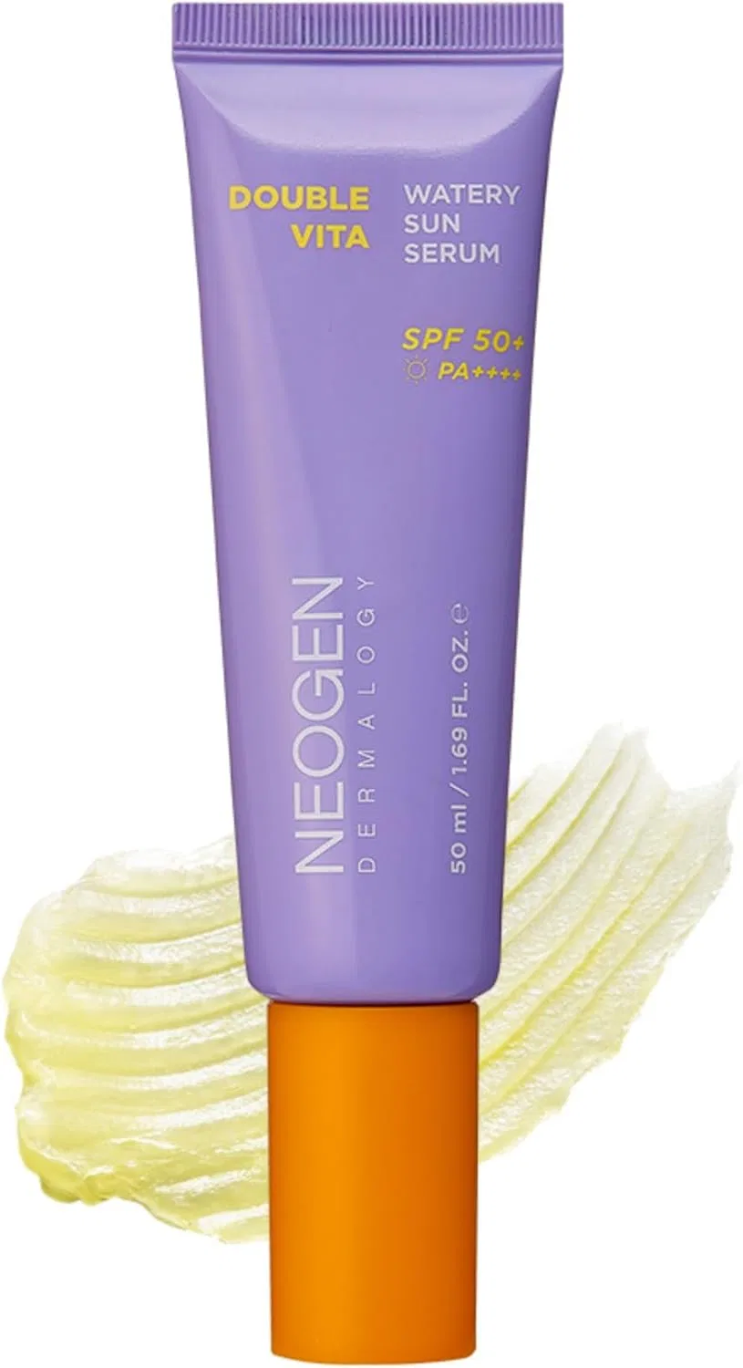 Солнцезащитный сыворотка-серум NEOGEN Double Vitamin Water Sun SPF50+ PA++++ 50 мл Dermalogy By Neogenlab
