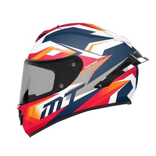 

Шлем полнолицевой MT Helmets Rapide Pro Fugaz I0, разноцветный