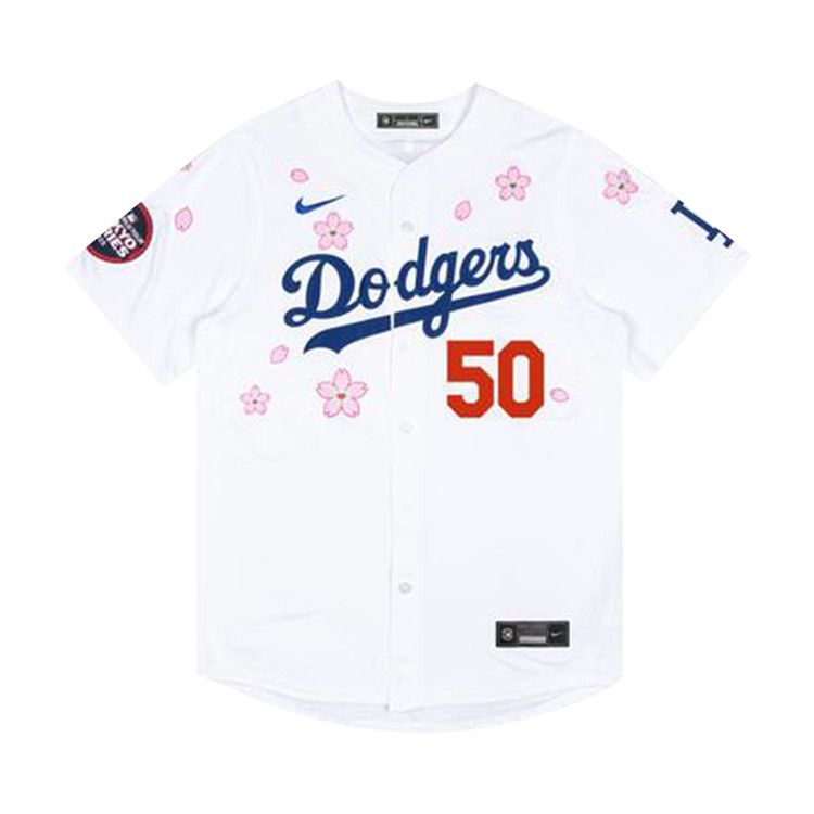 Джерси Nike x Takashi Murakami x MLB World Tour Tokyo Series 2025 Dodgers Betts Jersey, White — фото 2