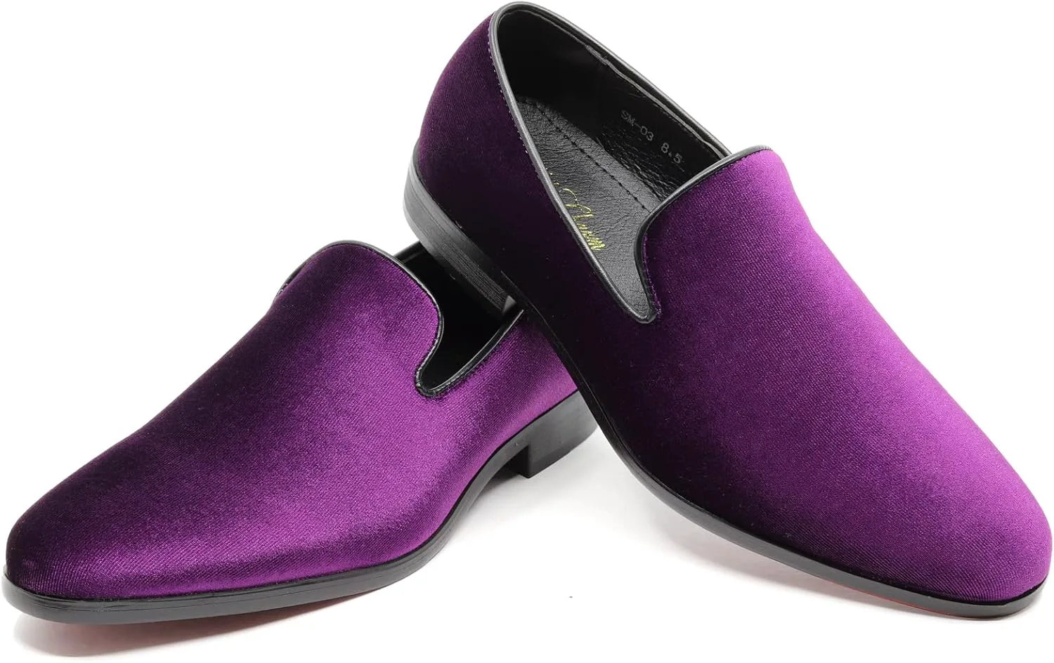 

Мужские винтажные бархатные дизайнерские классические туфли-лоаферы SM-03 Metrocharm, фиолетовый