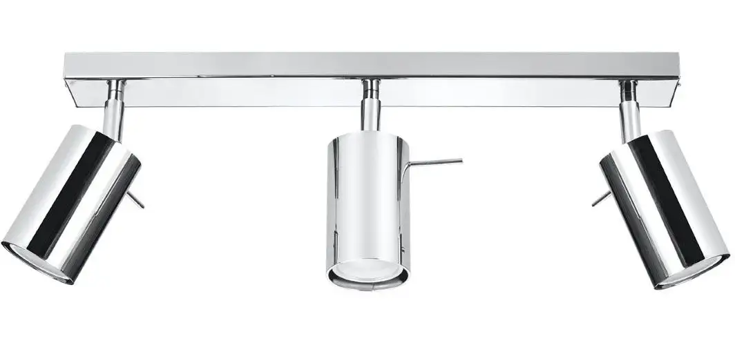 

SOLLUX потолочный светильник "RING", 3 лампочки, лампа GU10 | без лампочки, подвижный абажур SOLLUX lighting Высота: 16 см, цвет Chrom