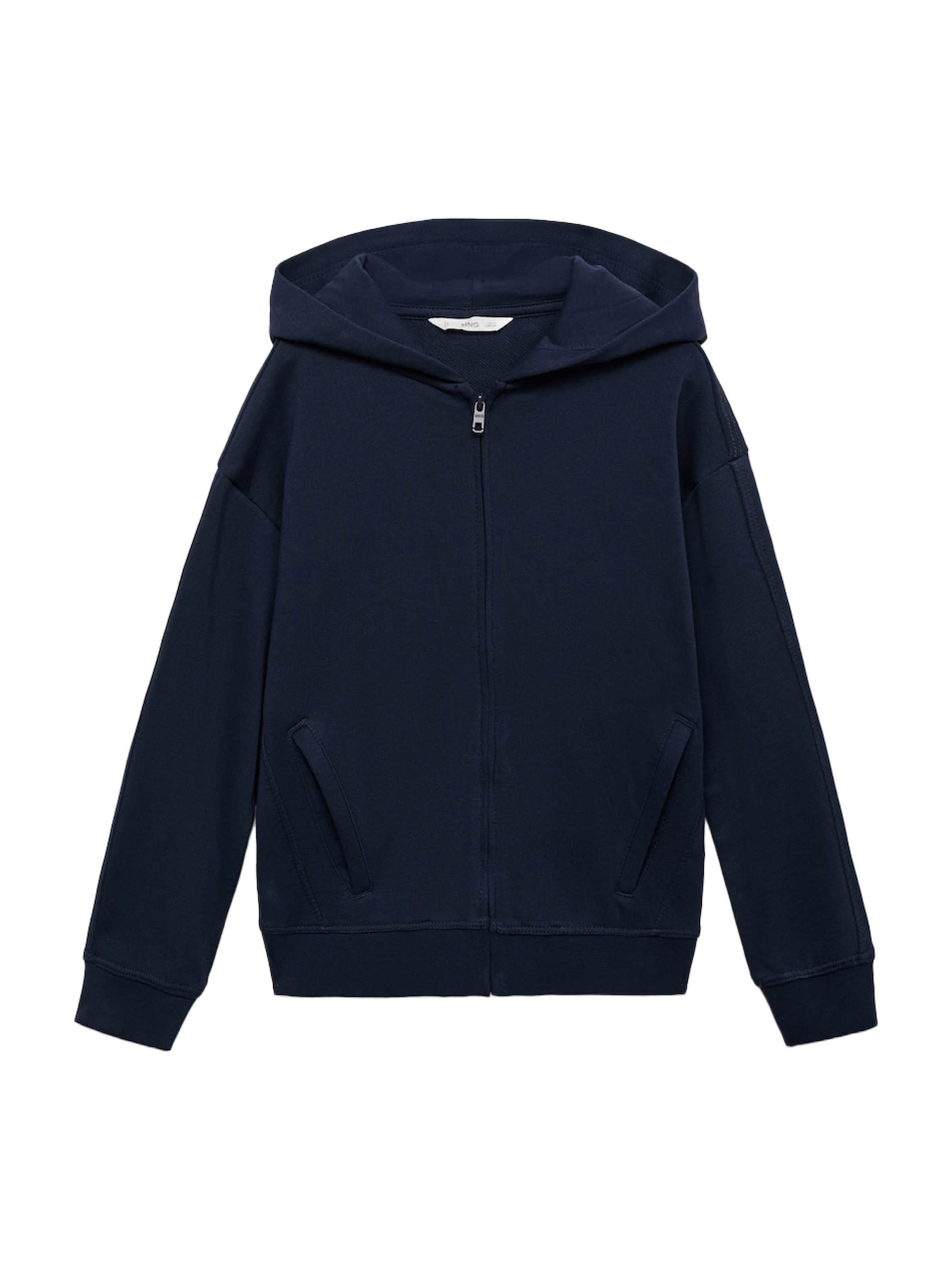 

MANGO KIDS Толстовка с молнией 'FRANCIA' в цвете Navy