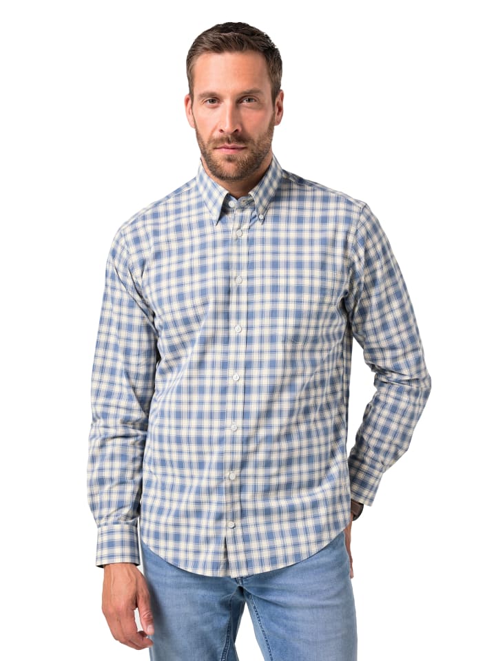 

JP1880 Рубашка морозно-голубого цвета