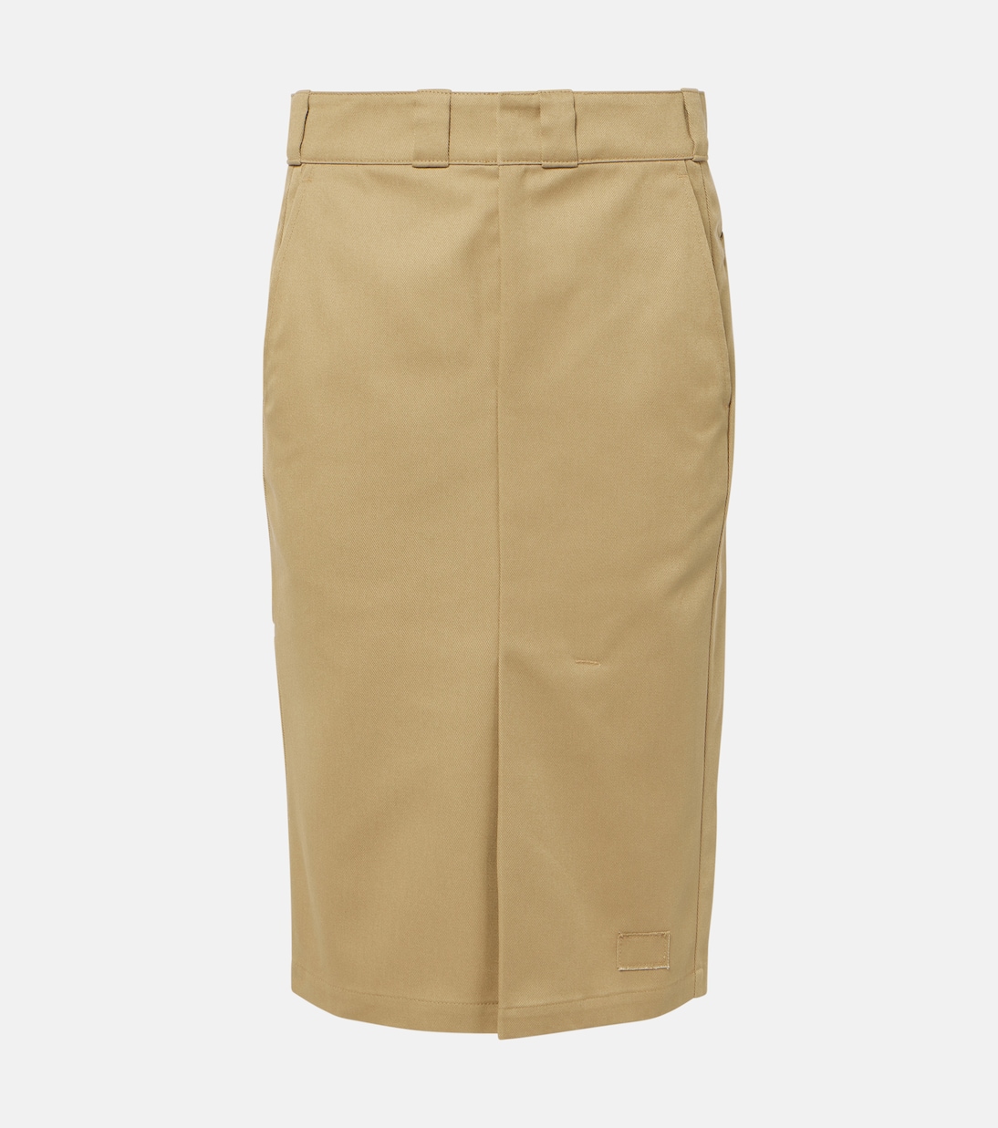 

Юбка миди с высокой талией Maison Margiela, кэмел